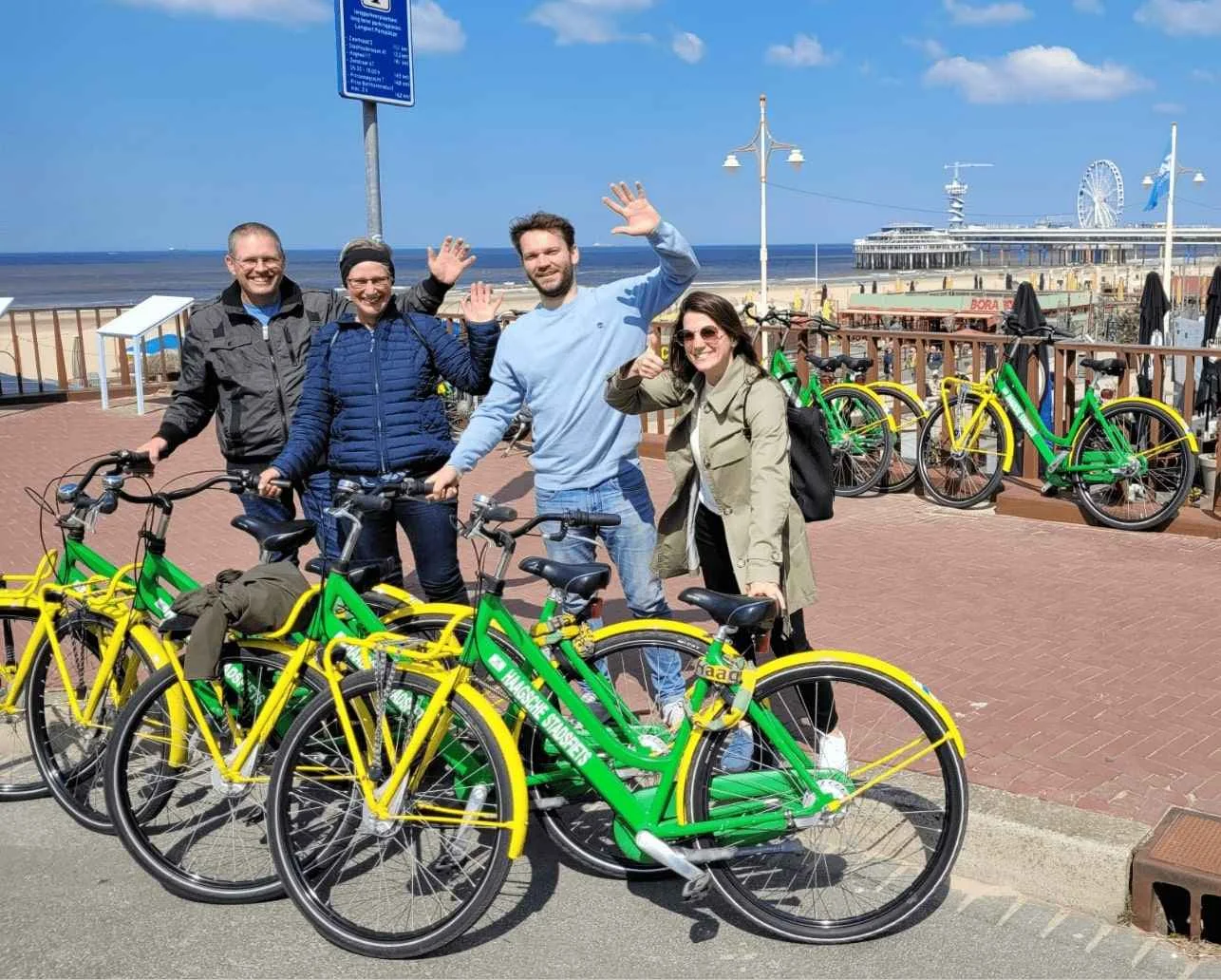 Fietstour met Ga Den Haag, op de iconische Haagse stadsfietsen